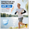 Unisex Cooling Ice Silk Sun Sleeves - Protection UV Bras mince Gardes pour le cyclisme extérieur