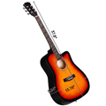 Coucher de soleil 41 pouces Dreadnought en forme de barrique Guitare acoustique avec choix