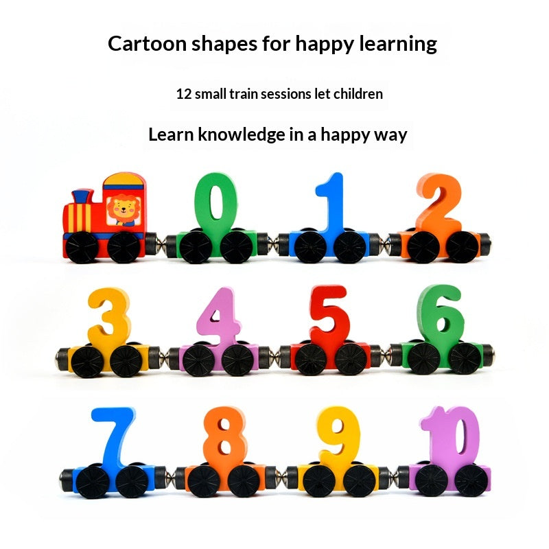 Magnetic Digital Little Train Math Jouet de réflexion sur l'éducation précoce