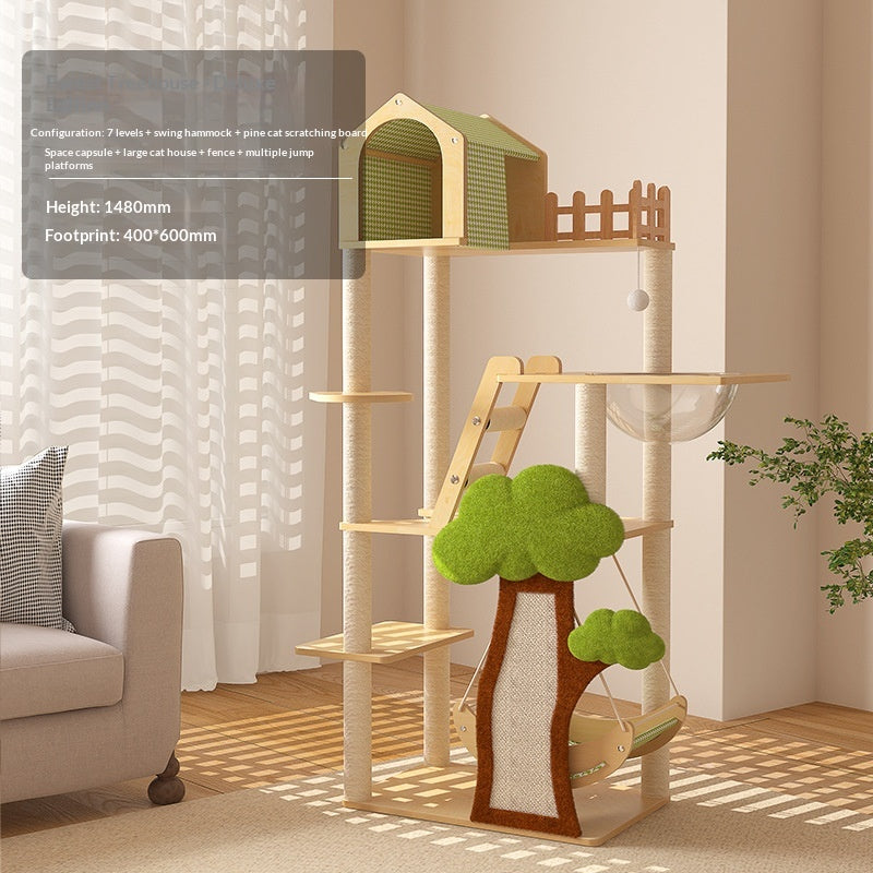 Lit de chat et arbre de chat Combo Tour d'escalade Cat tout-en-un