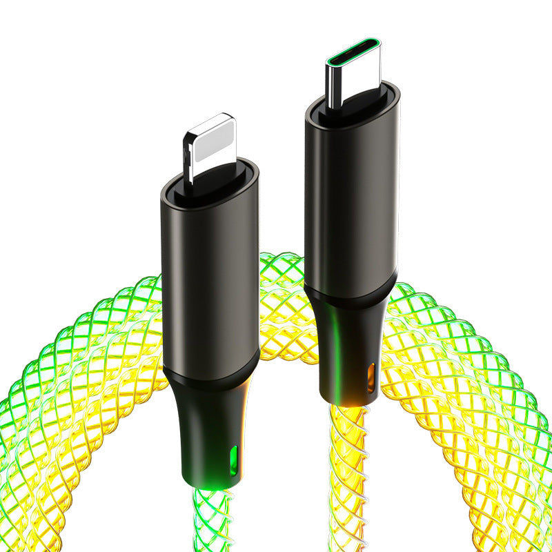 RGB Charge de câble de données couleur magique