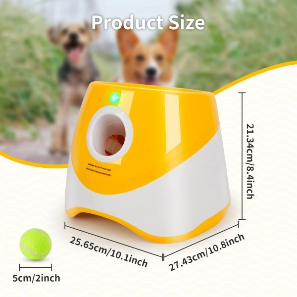 Launcheuse automatique de balle de chien à lancer des chiens intérieur extérieur