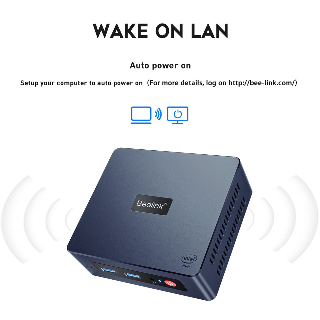 Beelink MINI S N5095 MINI-host 4K Bureau Jeu Théâtre Portable MiniPC Ordinateur de bureau