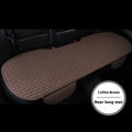 Coussin de siège de voiture en lin Plaque de protection de trois pièces