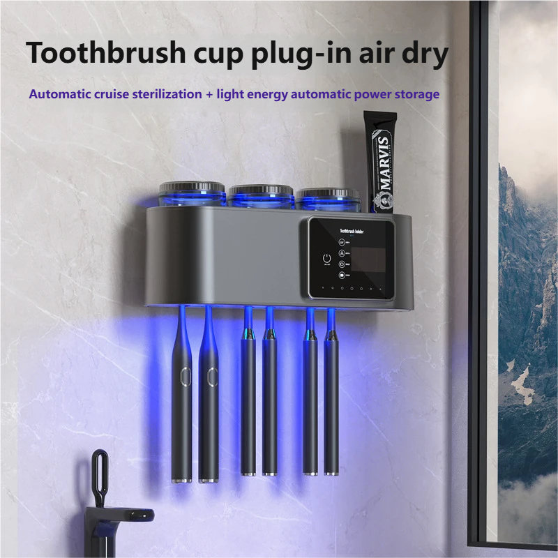 ABOMUS Smart brosse à dents Sanitizer & Séchoir