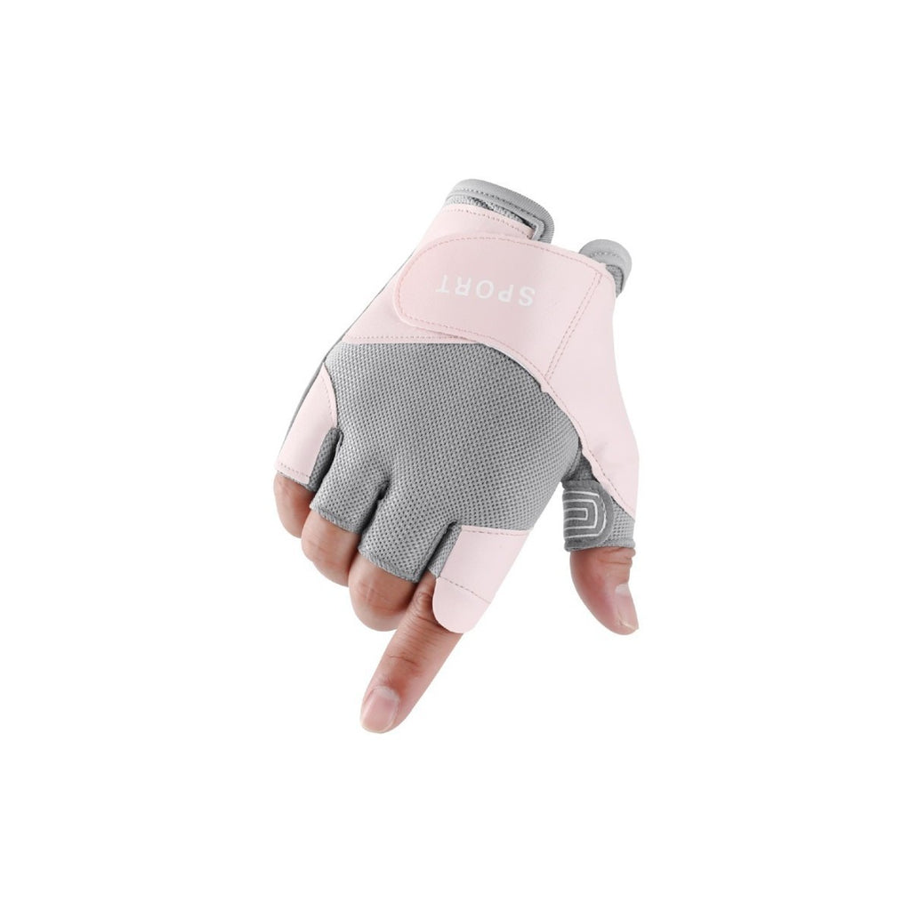 Gants léger respirant demi-doigts pour hommes et femmes idéales pour la randonnée à vélo et Fi