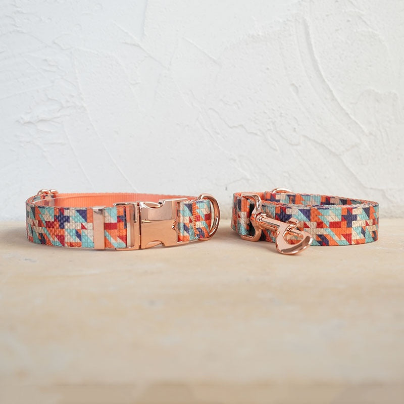 Collier et jeu de laisses pour chien doux et confortable