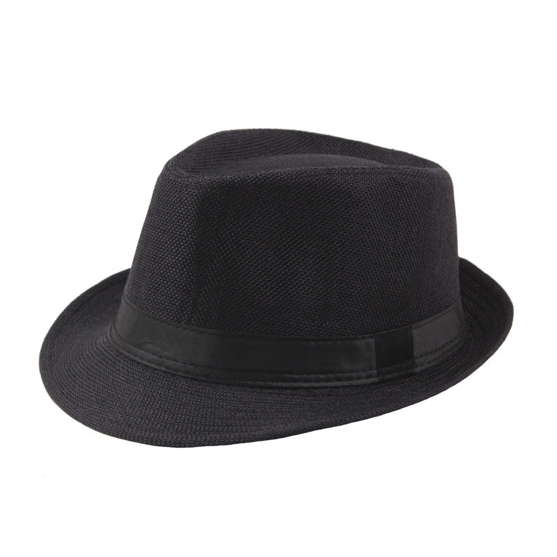 Mode Personnalité Lin Chapeau Top Hommes
