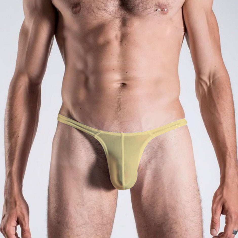 Men's Solid Color Simple Ultra-Thin T-Back