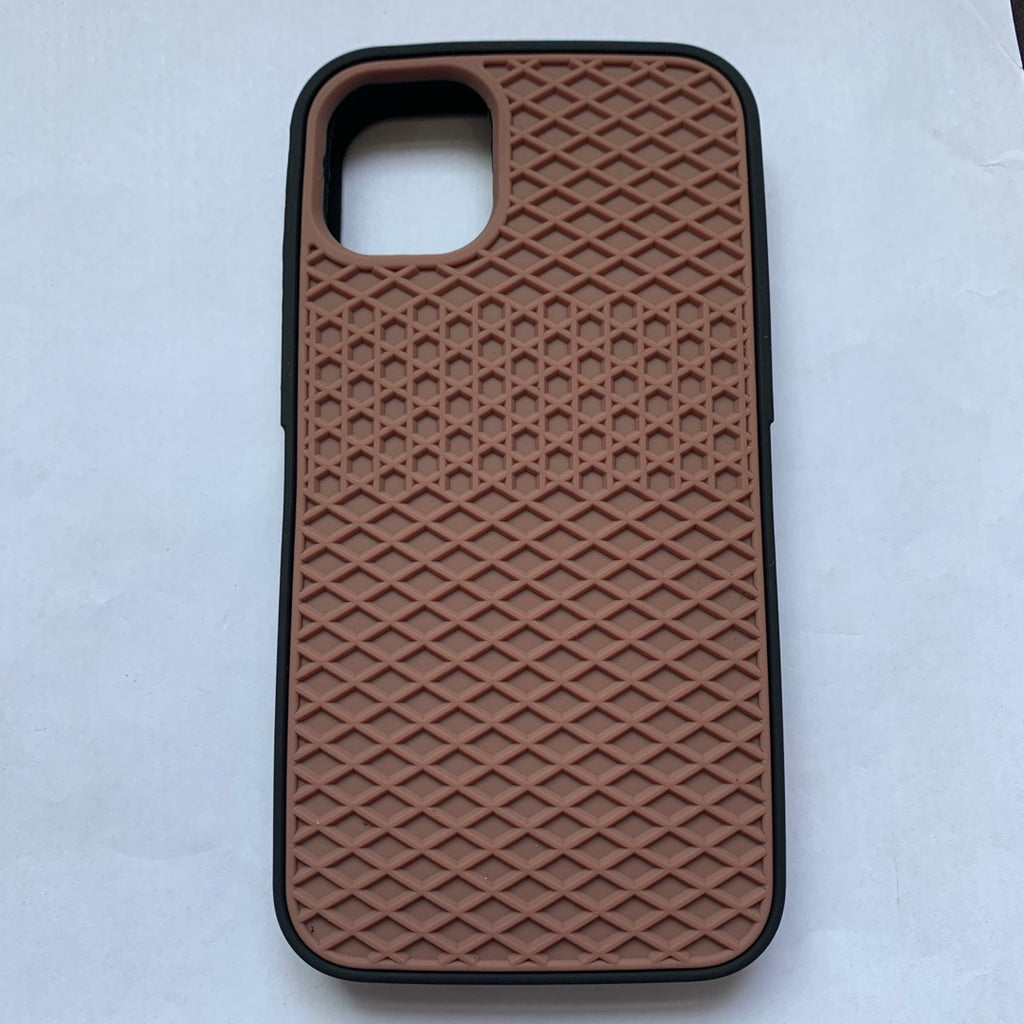 Étui de téléphone en silicone à semelle de gaufre