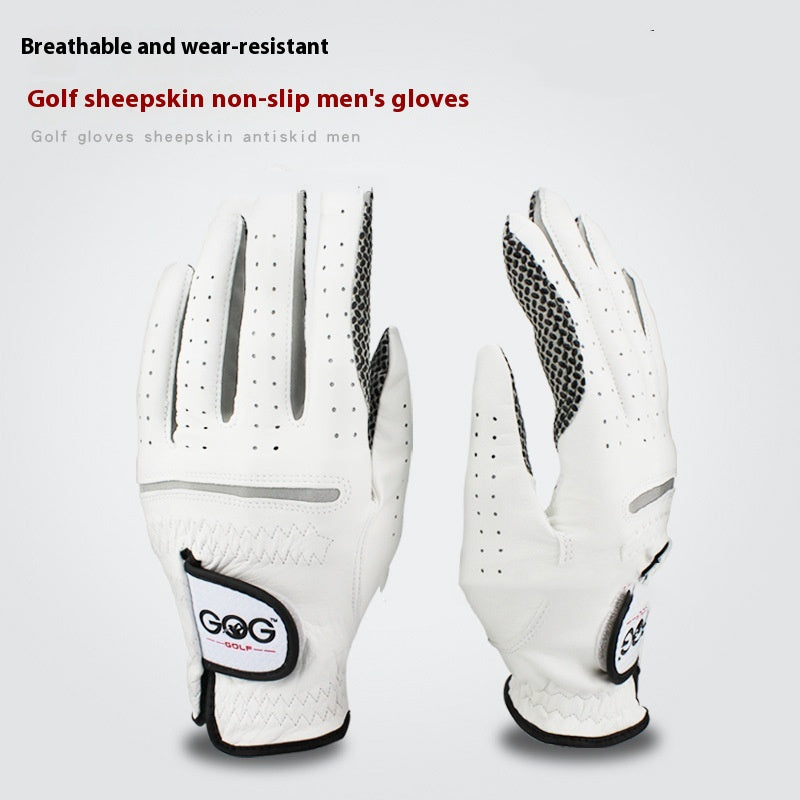 Gants de golf en cuir de mouton pour hommes