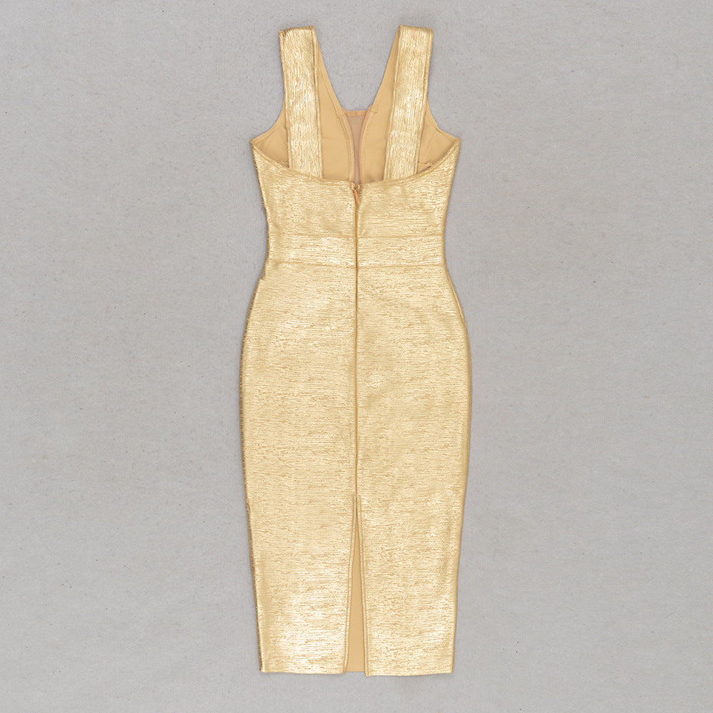 Robe longue femme avec Suspenders Elegant Hepburn Style hors-l'épaule Elegant