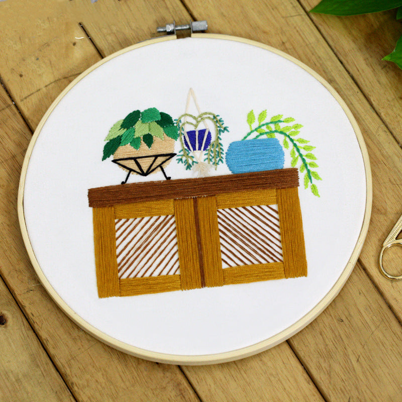 Broderie artisanale Diy Matériau Sac Formation débutante