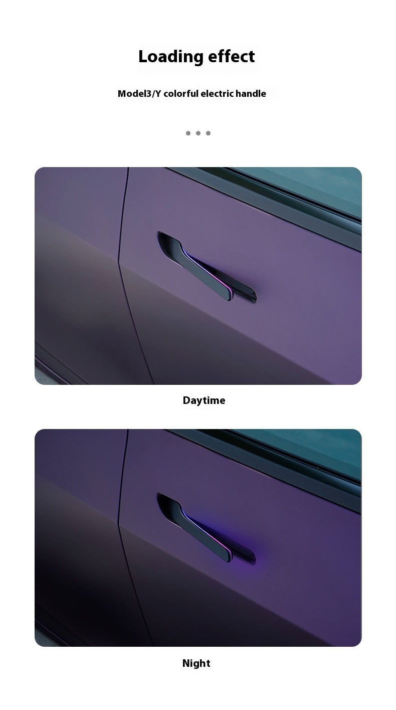 Applicable au model Y3 Modification de poignée de porte électrique