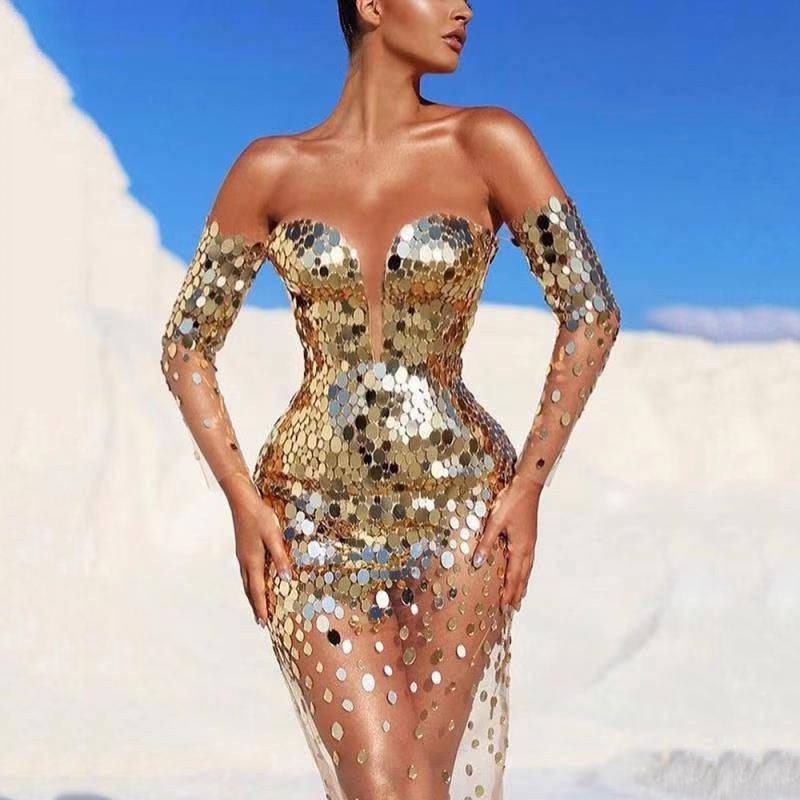 Robe élégante de banquet de fée Tempérament