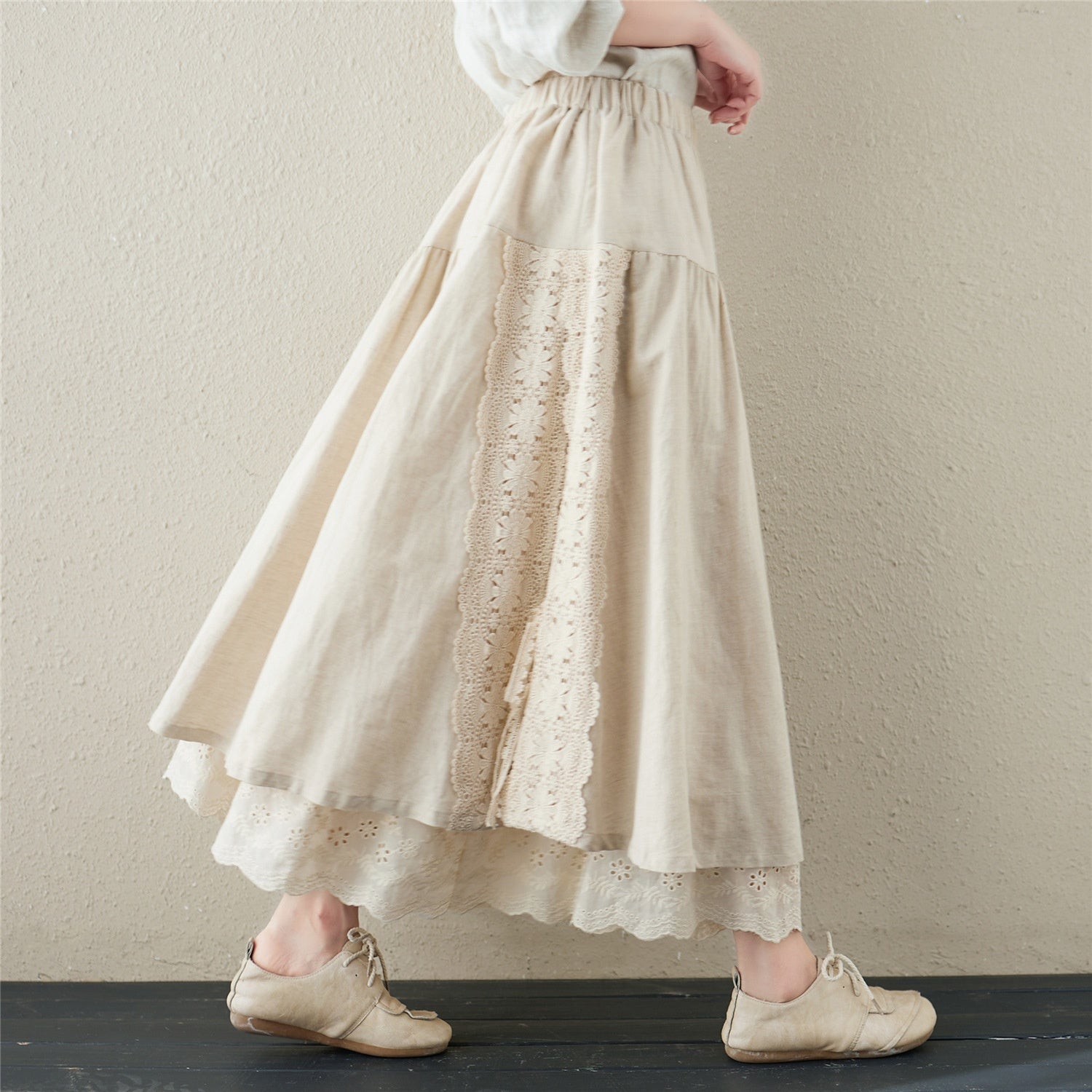 Jupe en dentelle de style japonais
