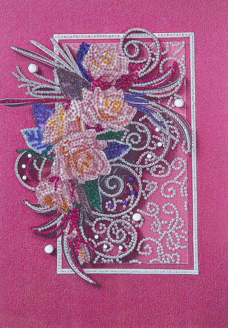 Crystal spécial en forme de fleur de diamant brillant Living Room Porch décoration peinture