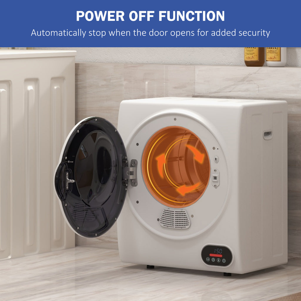 1,5 cu.ft Séchoir à linge portable compact avec séchage intelligent pour appartements Do