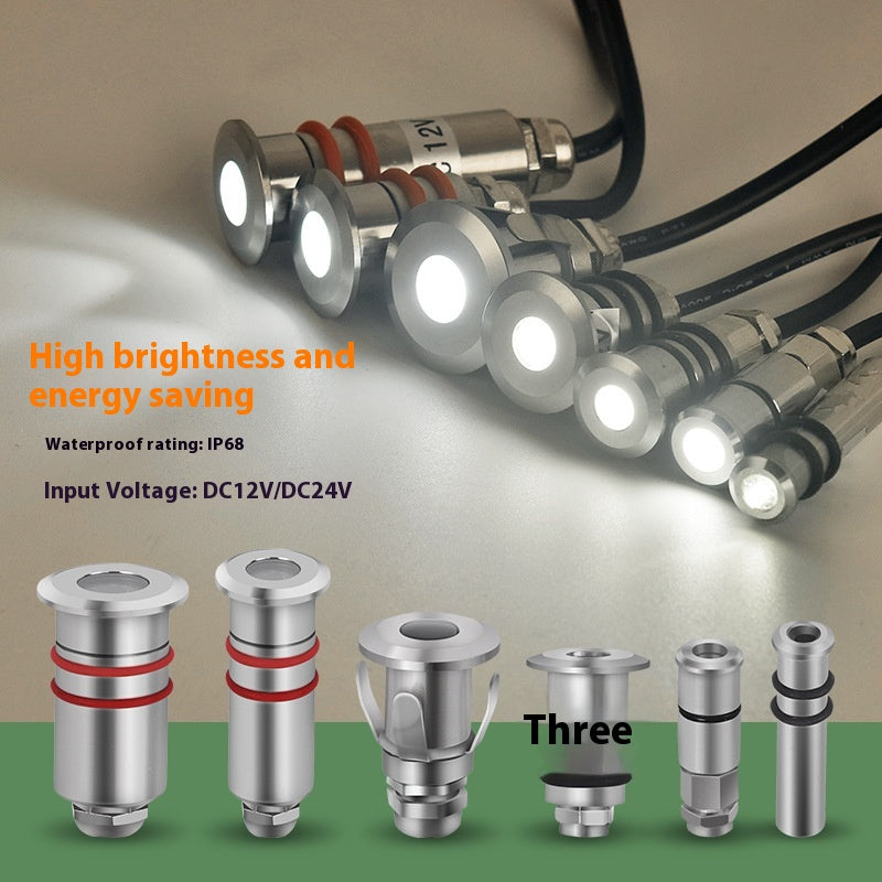 1W XINGX Sous l'eau Aile Underground Led Respirant Mini lampe de sol Step Light