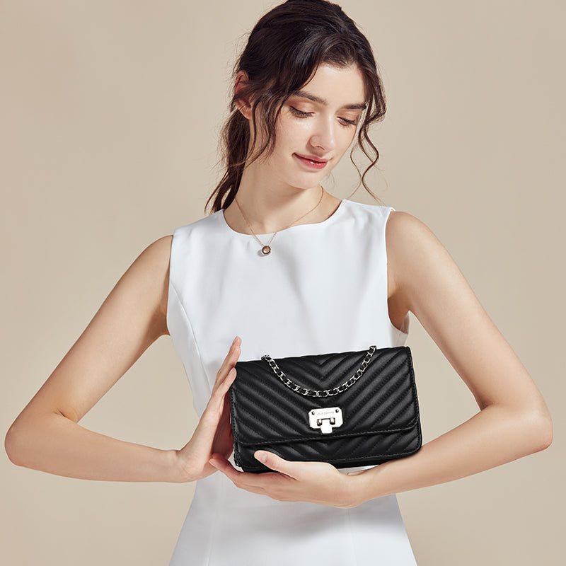 Sac à main pour femme Louis Schwab Sac à bandoulière simple Accessoire pour corps croisés élégant et soph