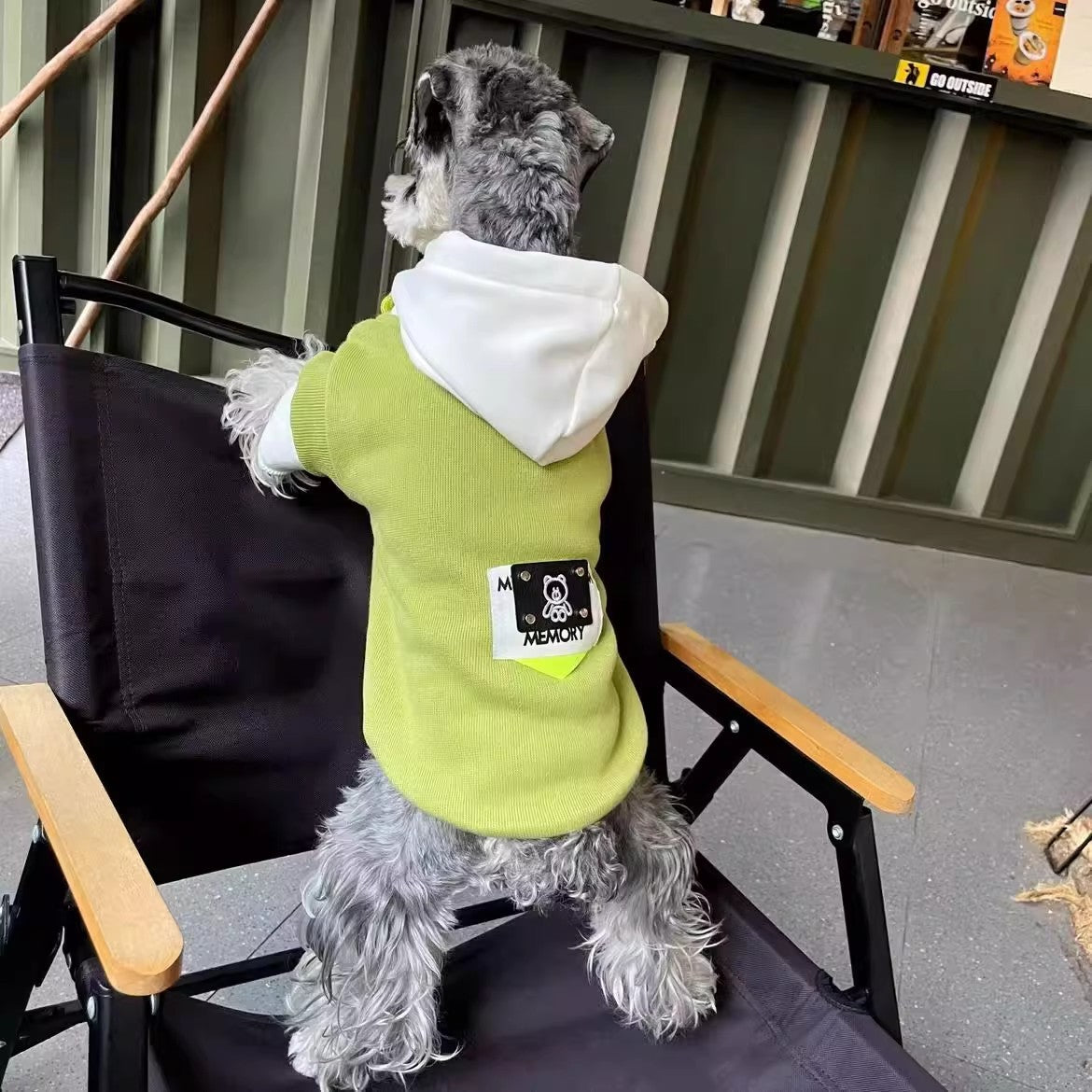 Chemise à capuche à capuche pour animaux de compagnie