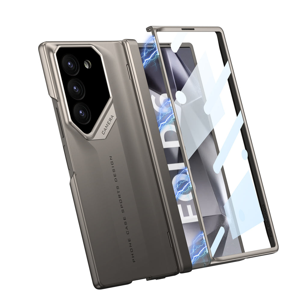 Membrane de shell ultra-mince Magnetic Frosted Hard Shell Protection intégrée