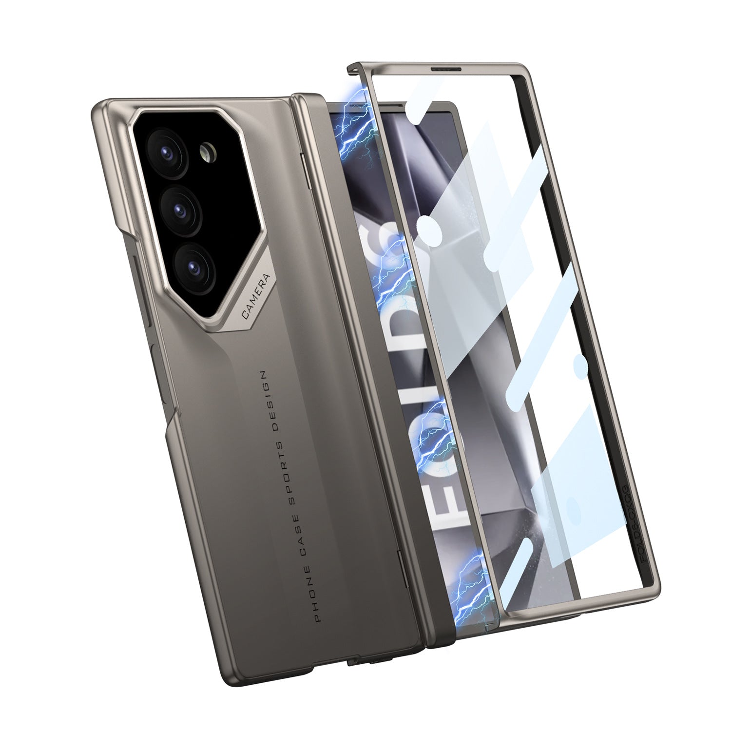 Membrane de shell ultra-mince Magnetic Frosted Hard Shell Protection intégrée
