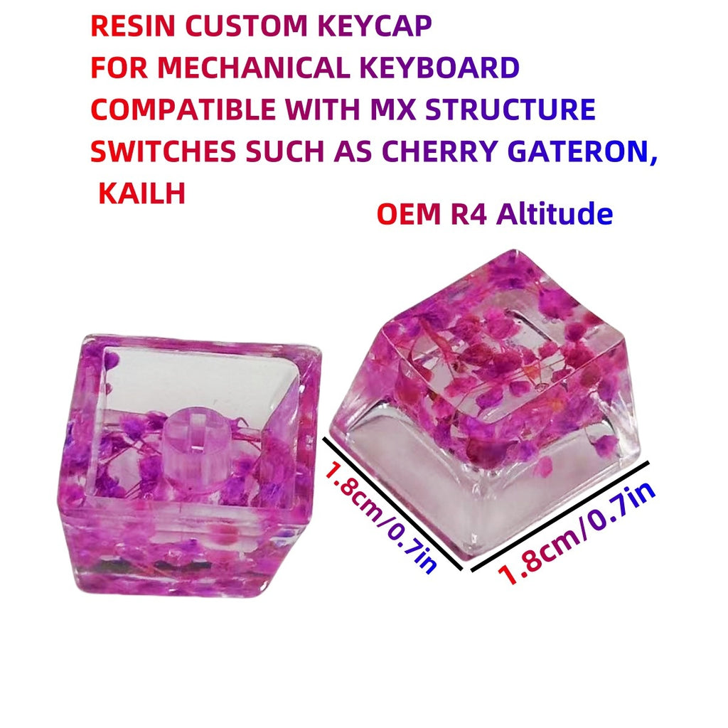 Résine Haute Transparence Starry Sky Keycap