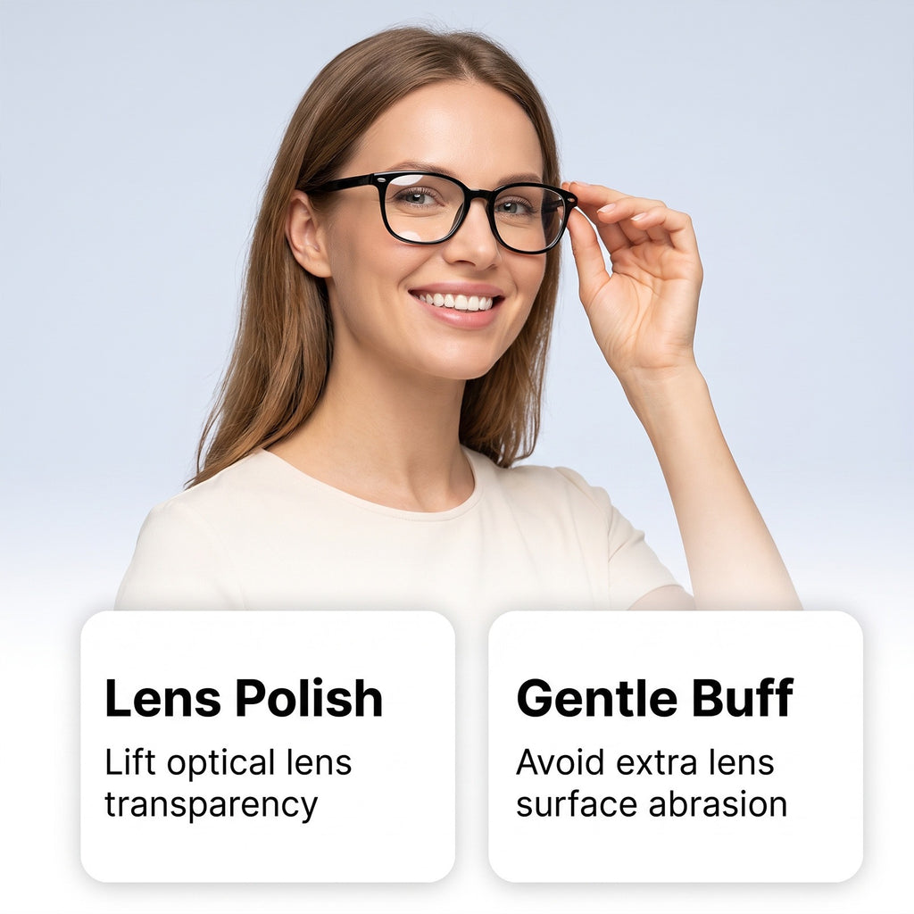 Crème de réparateur de verre à lunettes
