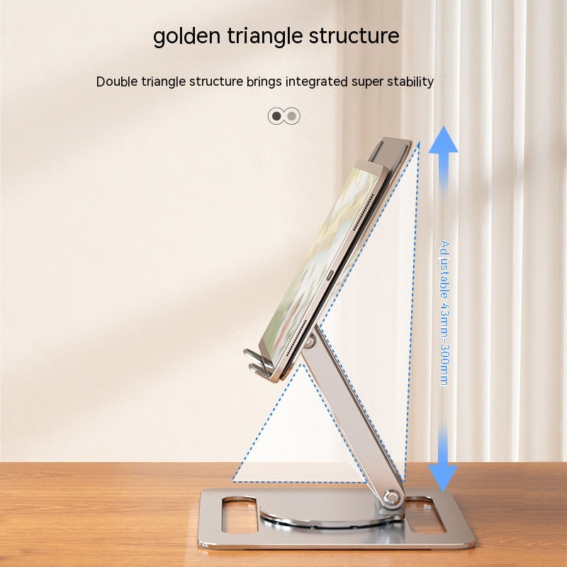 Support pour ordinateur portable et tablette en alliage d'aluminium