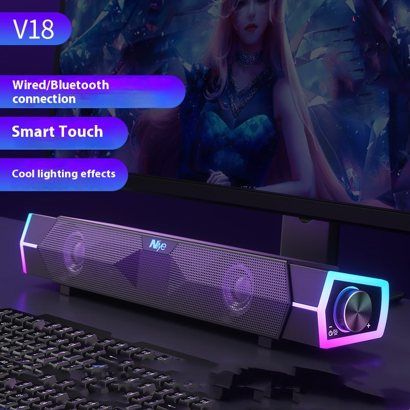 Haut-parleur Bluetooth Dual Speaker Subwoofer Theater Level Surround Computer Speaker
