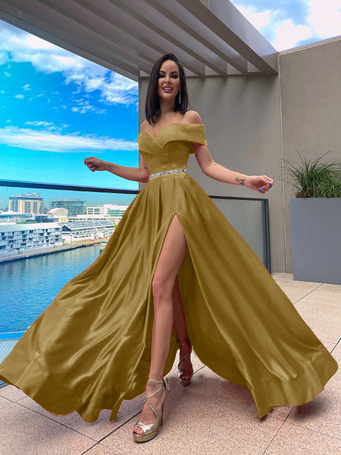 Banquet de Trailing Robe Longue Femme