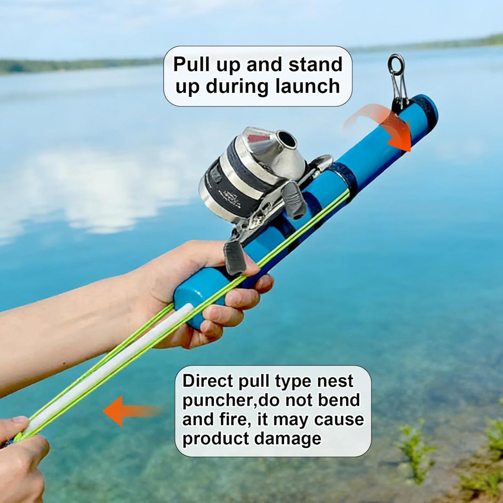 Poignée ergonomique de la canne à pêche améliorée pour la canne à pêche