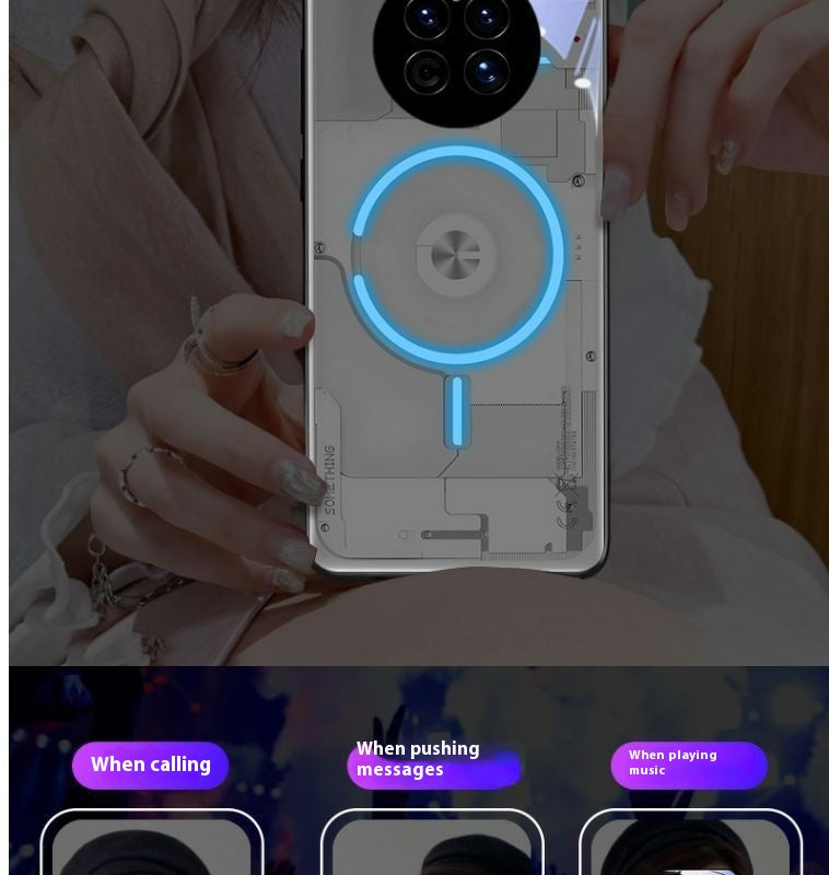 Cas de téléphone peint lumineux
