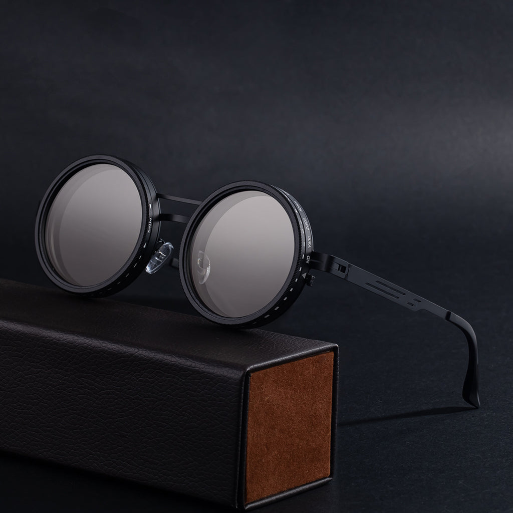 Nd9 Lunettes de soleil réglables à réduction de lumière Hd Lunettes de soleil de pêche polarisées Manuel Light-Redu