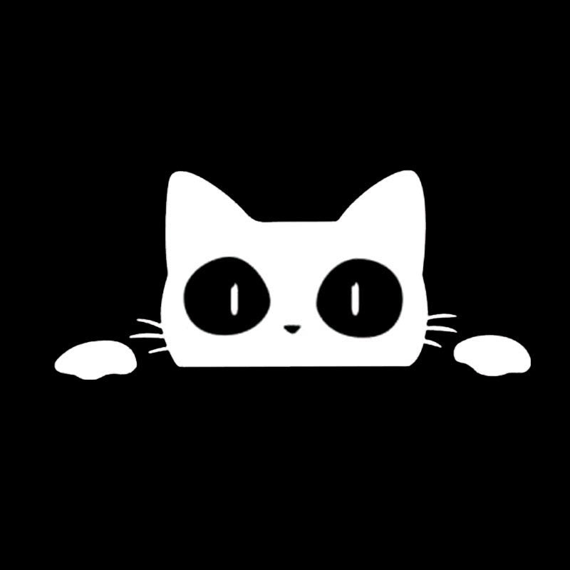 Commerce extérieur Autocollant Voyeur Cat