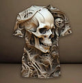 T-shirt imprimé 3D Hip Hop 3D pour homme