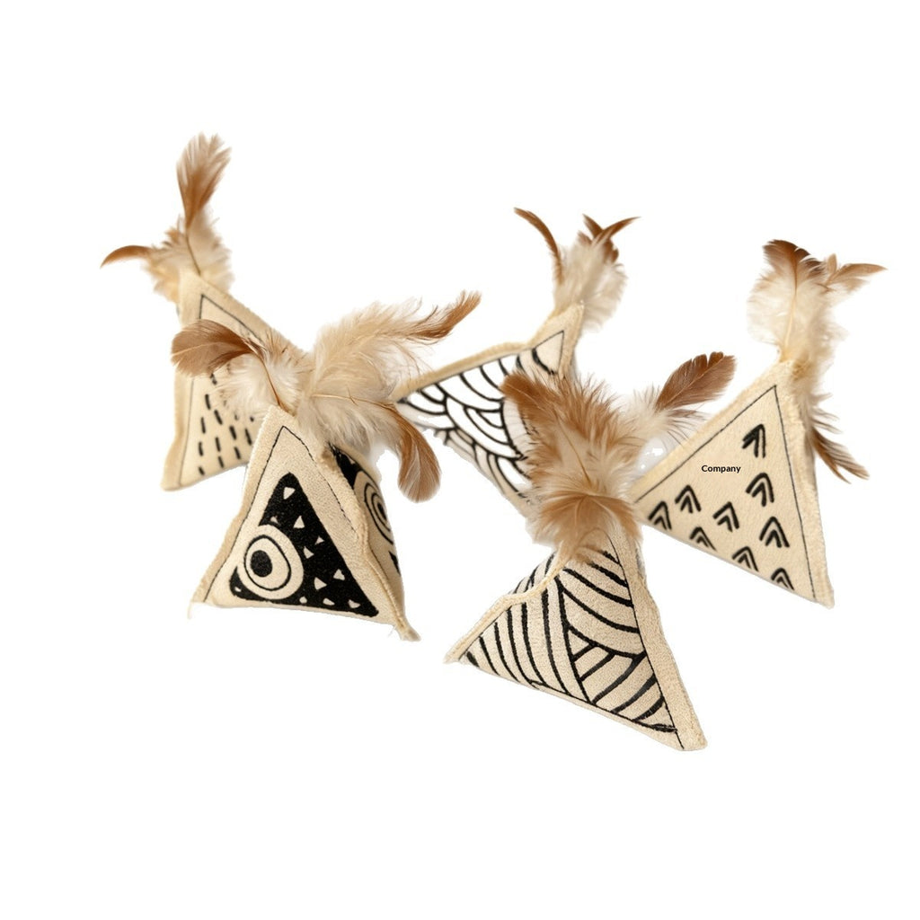 Pet Self Entertainment Toy Toile Catnip Coton Base