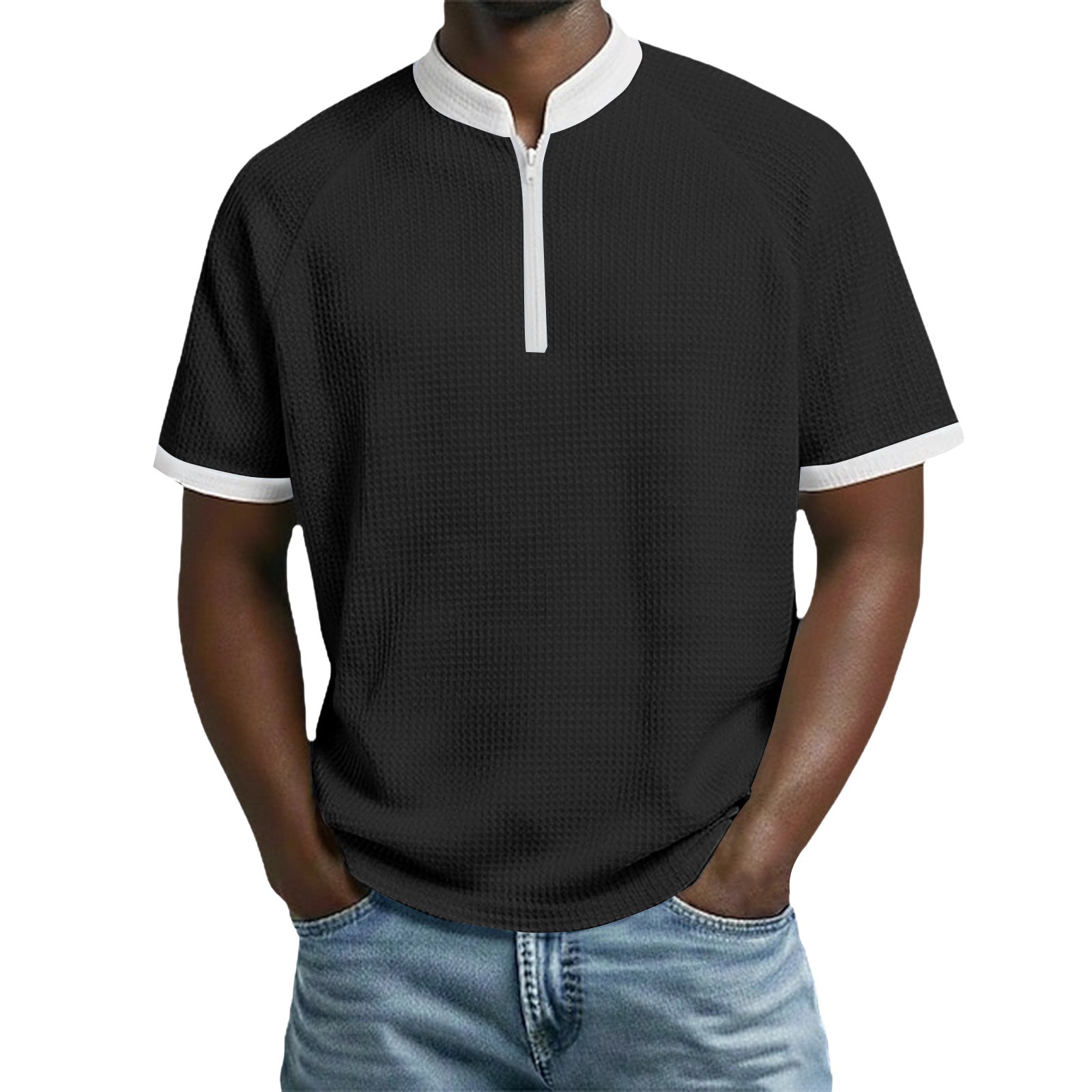 T-shirt Polo manches courtes à manches courtes pour hommes