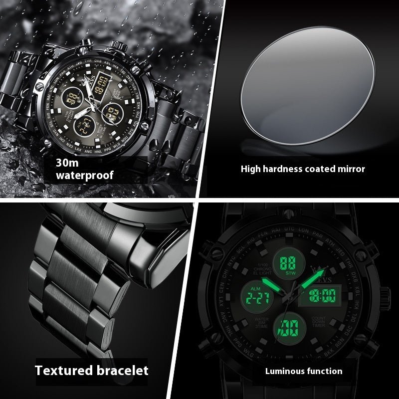Montres électroniques multi-fonctions Montres sport Timing Hommes