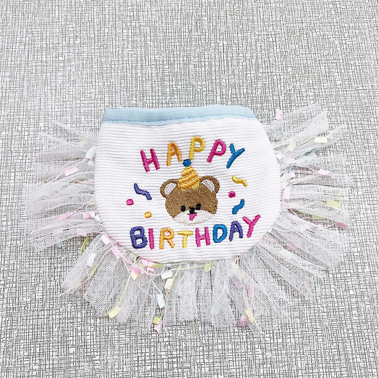 Chapeau de fête et écharpe pour chats et chiens