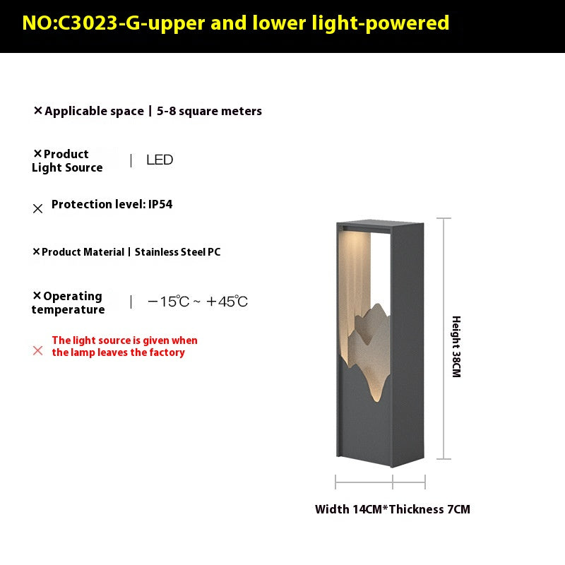 Lampe de triage extérieur Énergie solaire chinoise