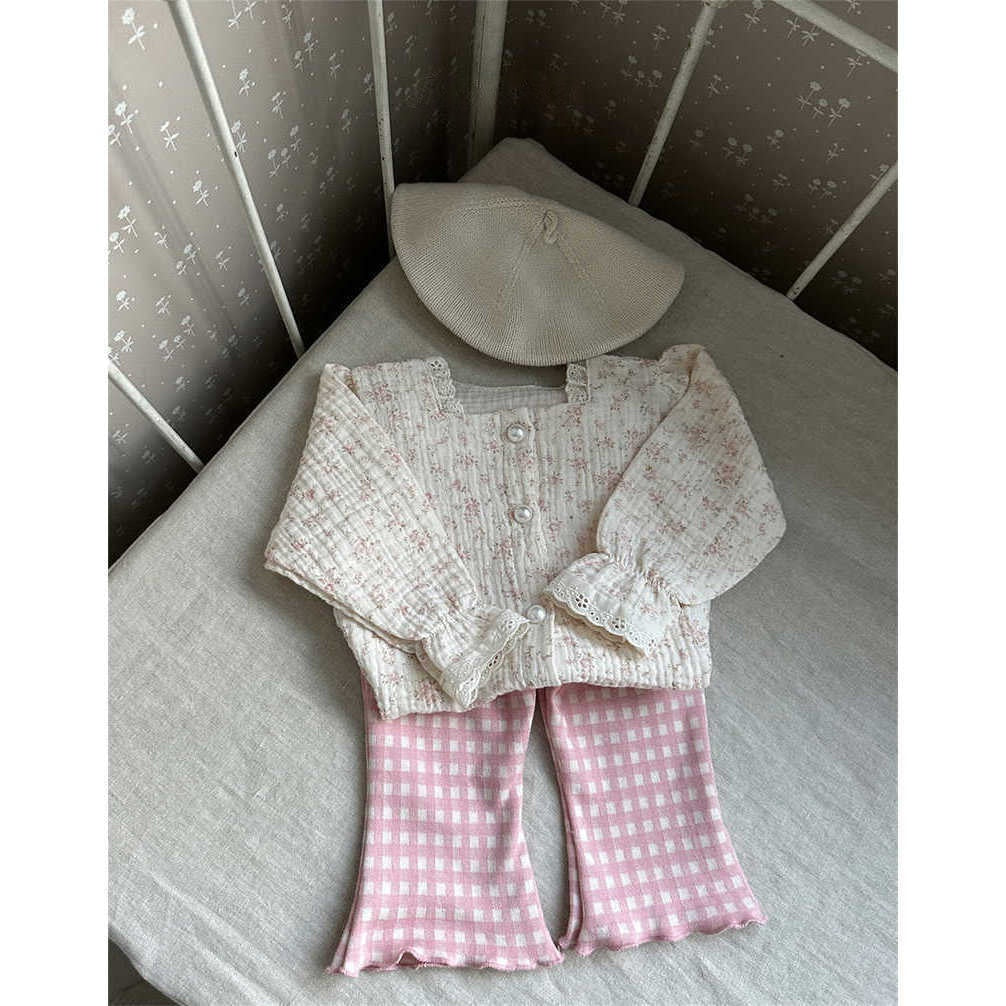 Automne Filles Col carré Veste Cardigan