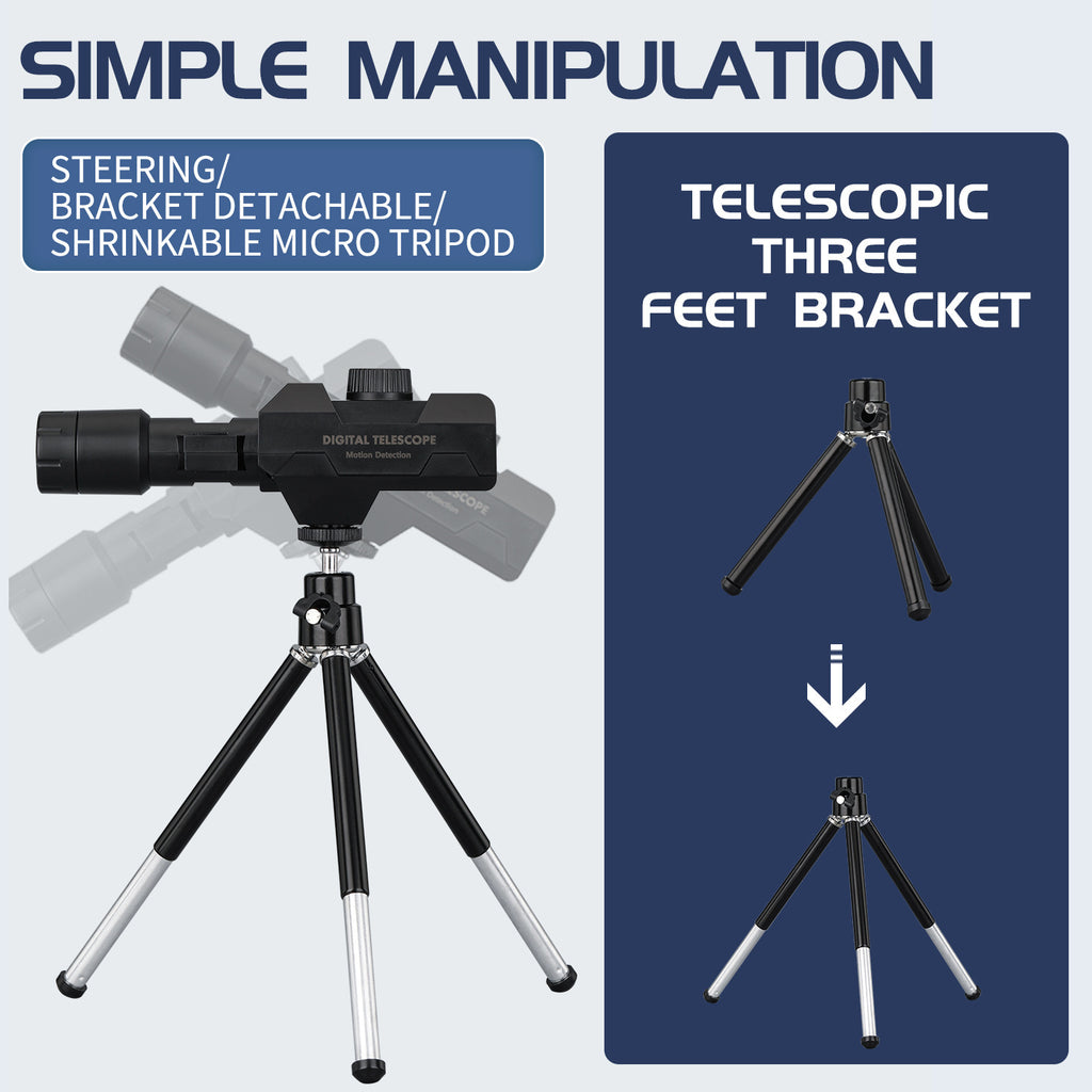 Téléscope de surveillance sans fil WiFi Portable