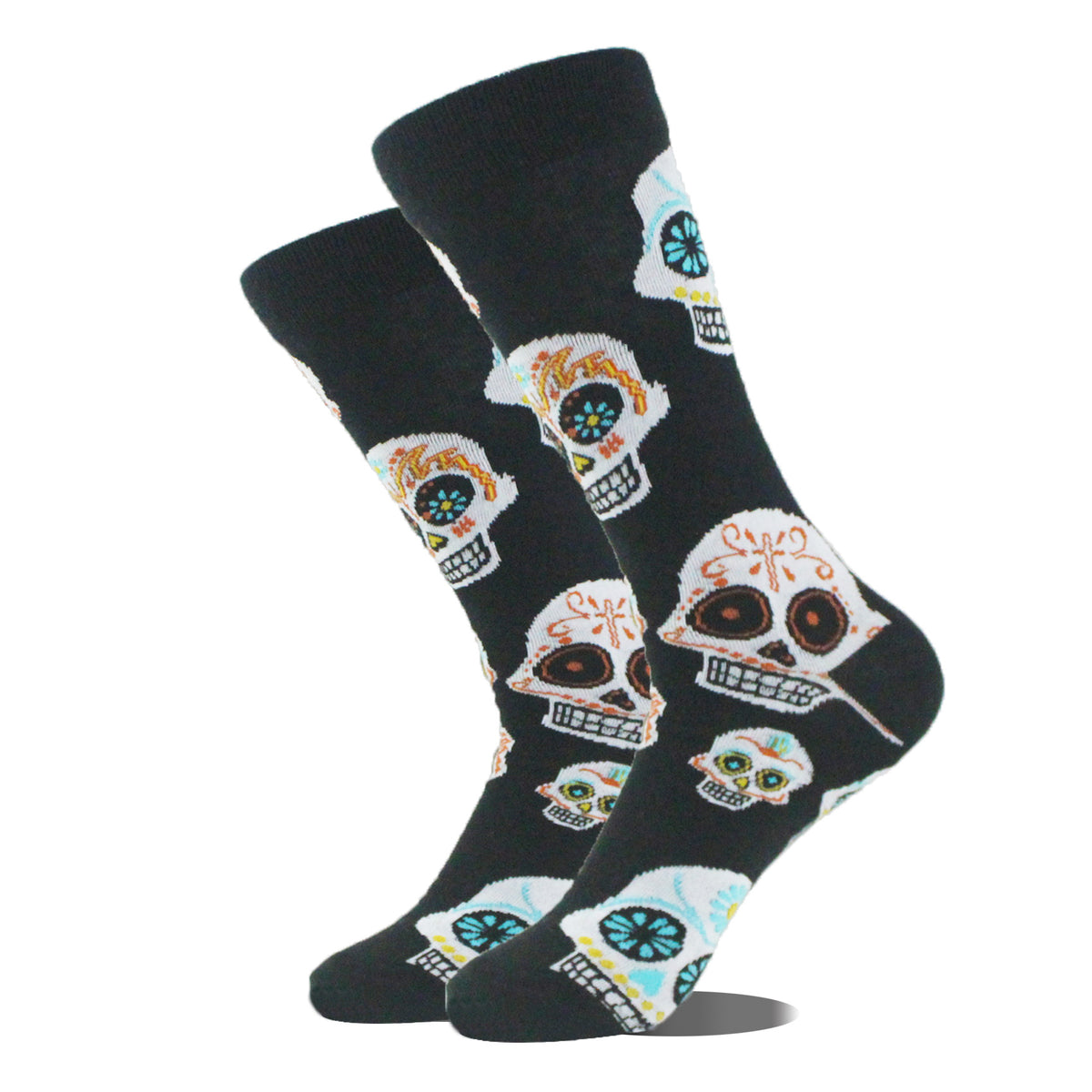 Peinture à l'huile rétro cartoon animal homme Chaussettes mi-calf