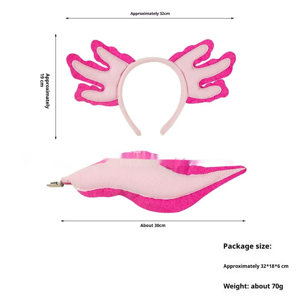 Bandeau d'animaux mignon avec un design Axolotl