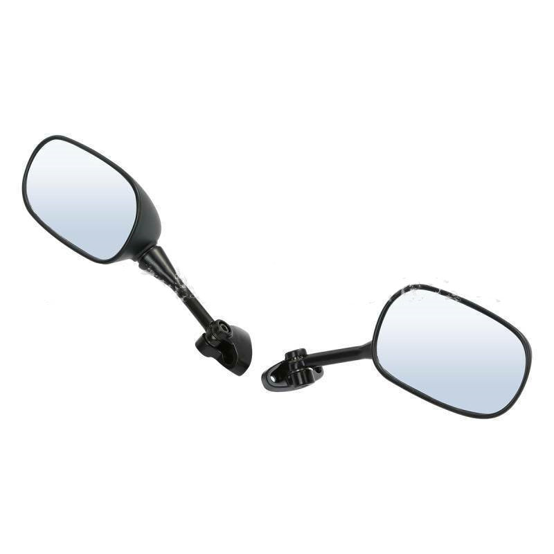 Rétroviseur miroir en plastique noir de moto