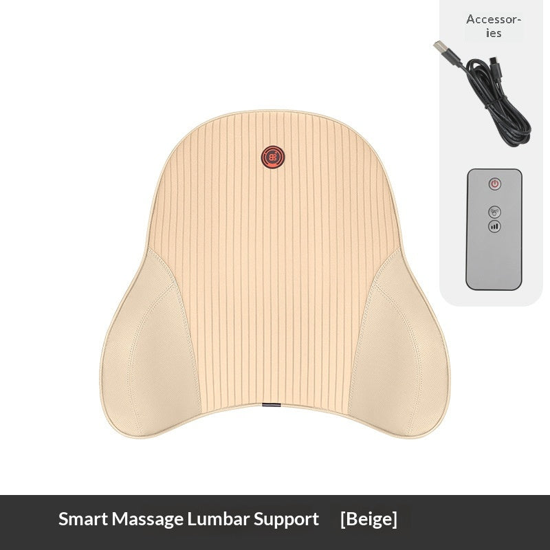 Accoudoir de voiture Massage électrique Lombaire Support Coussin