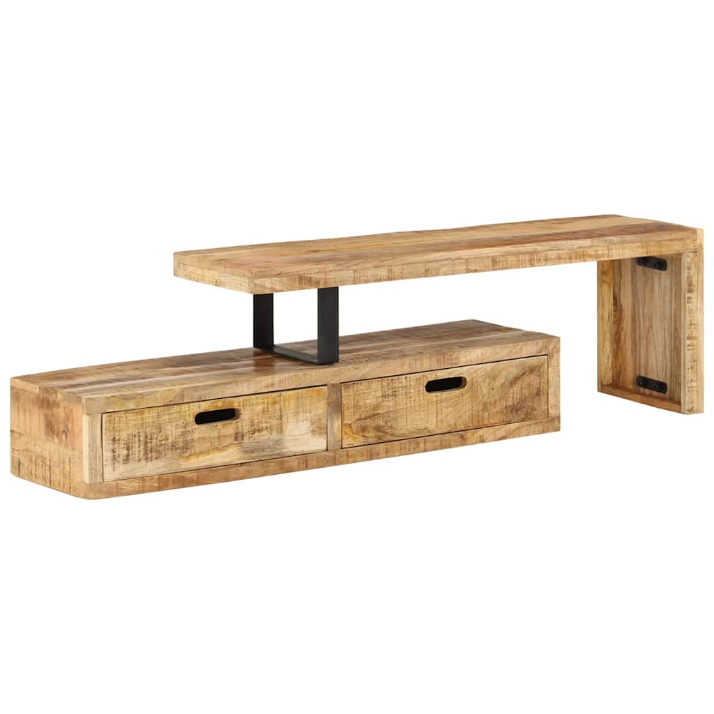 Support TV (118–200) x Support TV en bois de mango massif