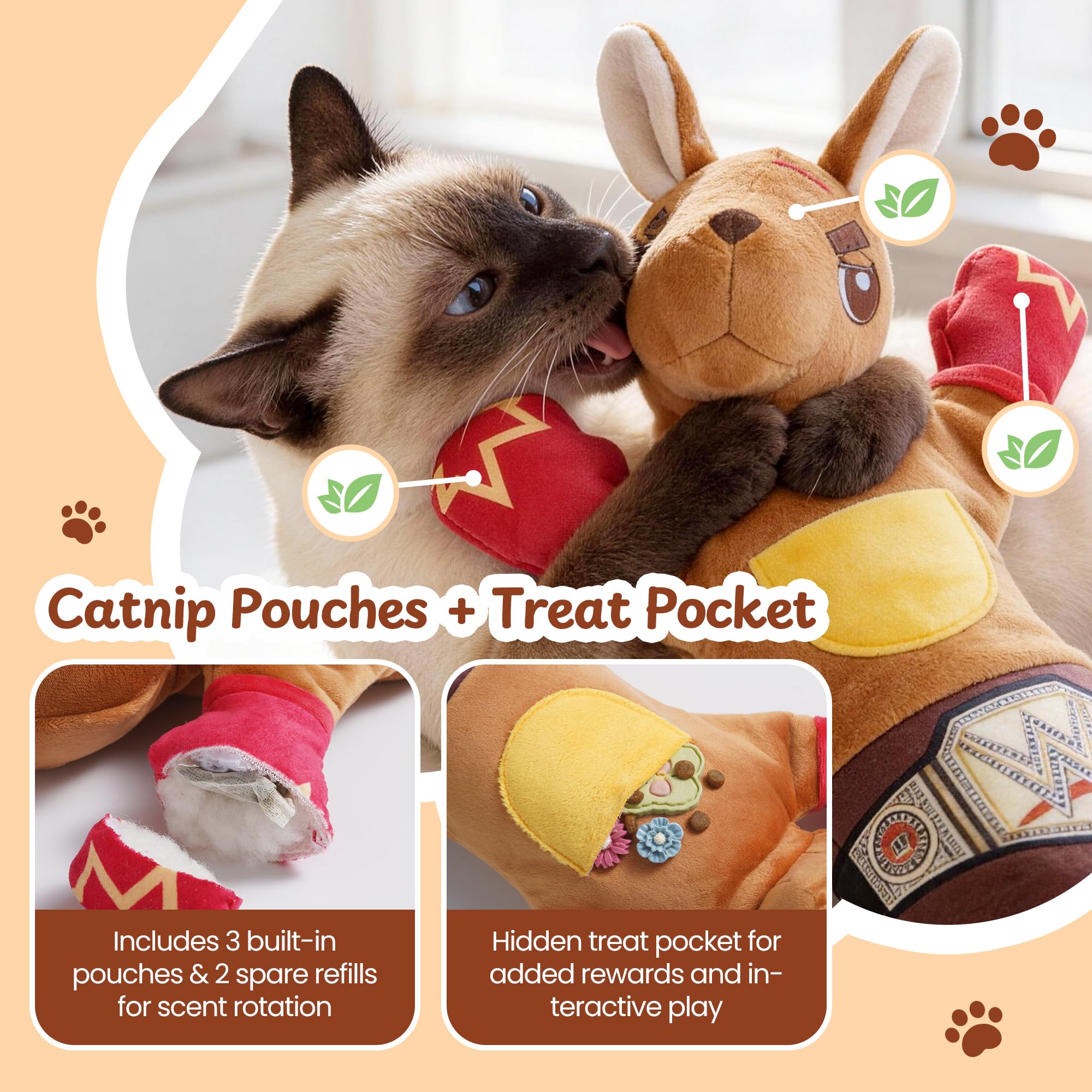 Gants de lutte contre les chats